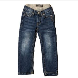 *3/8$* - Girl’s Silver Jeans 2T and 2T leggings